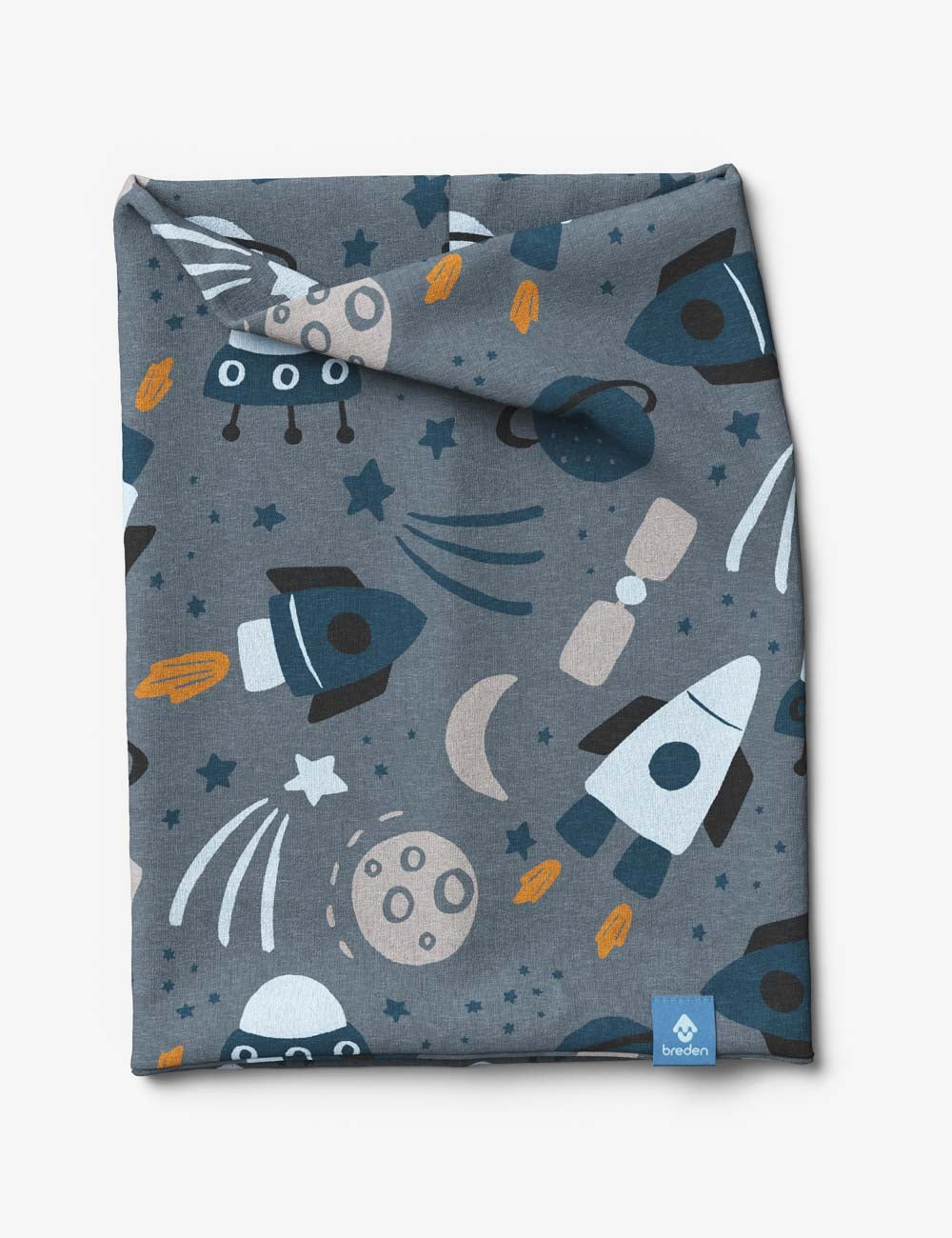 Double Cotton Tube-Scarf TOBIAS - Easy Wear for All Seasons, Oeko-Tex Certified by Breden at www.brixbailey.com