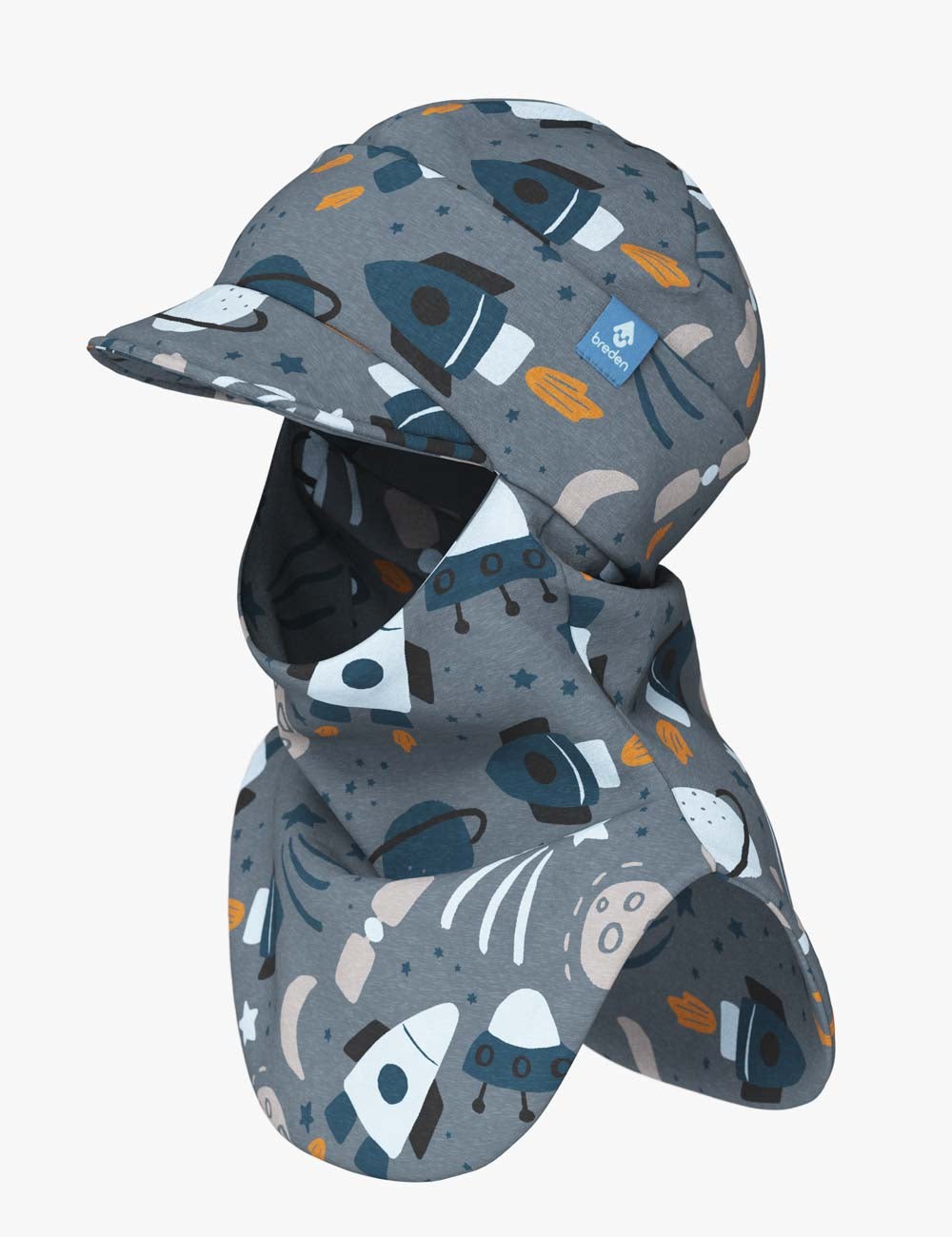 BENT Double Layered Cotton Jersey Balaclava - Versatile & Comfortable for Kids by Breden at www.brixbailey.com