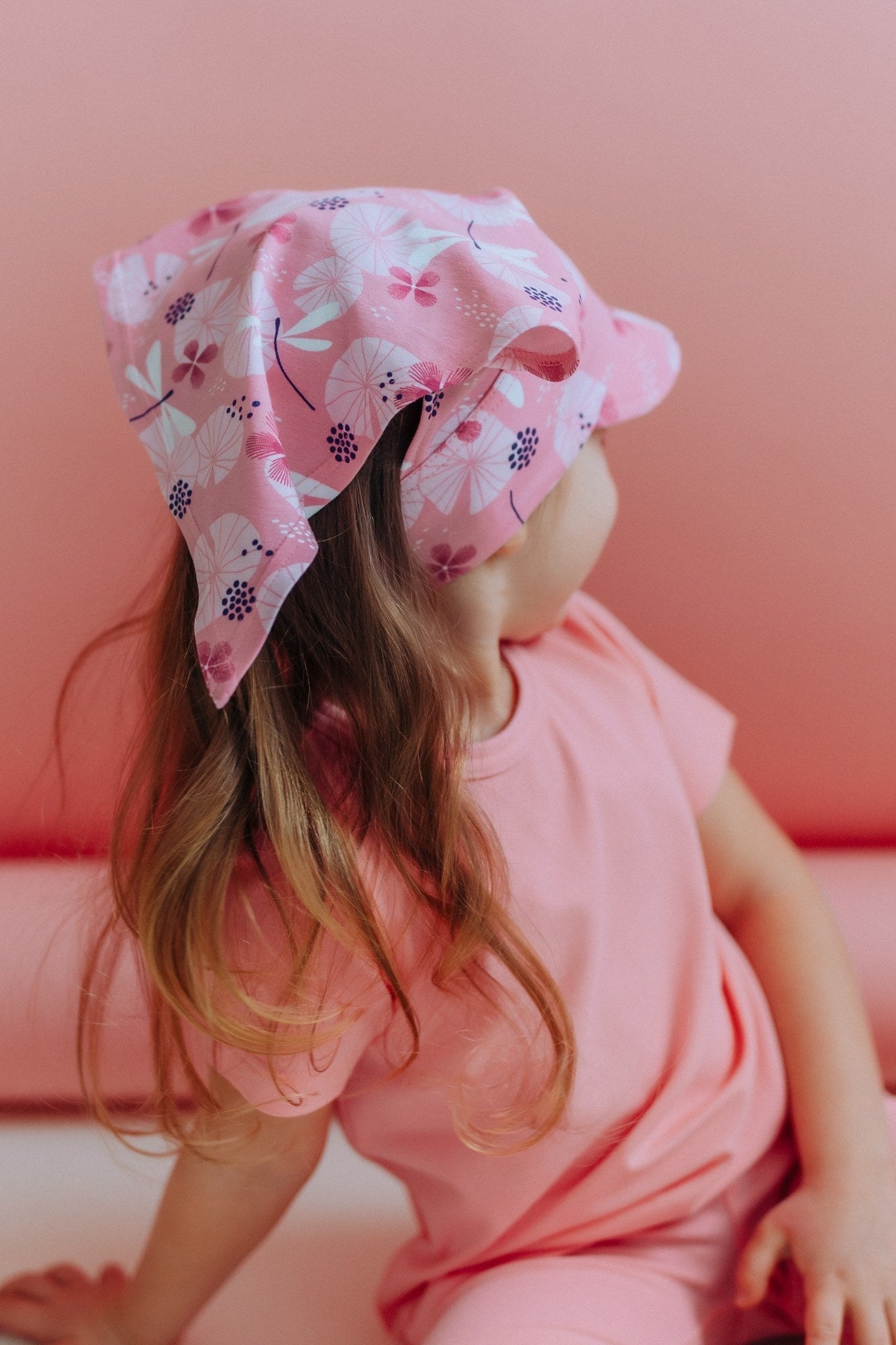 Kids Peaked Summer Hat PIA - Dragonfly