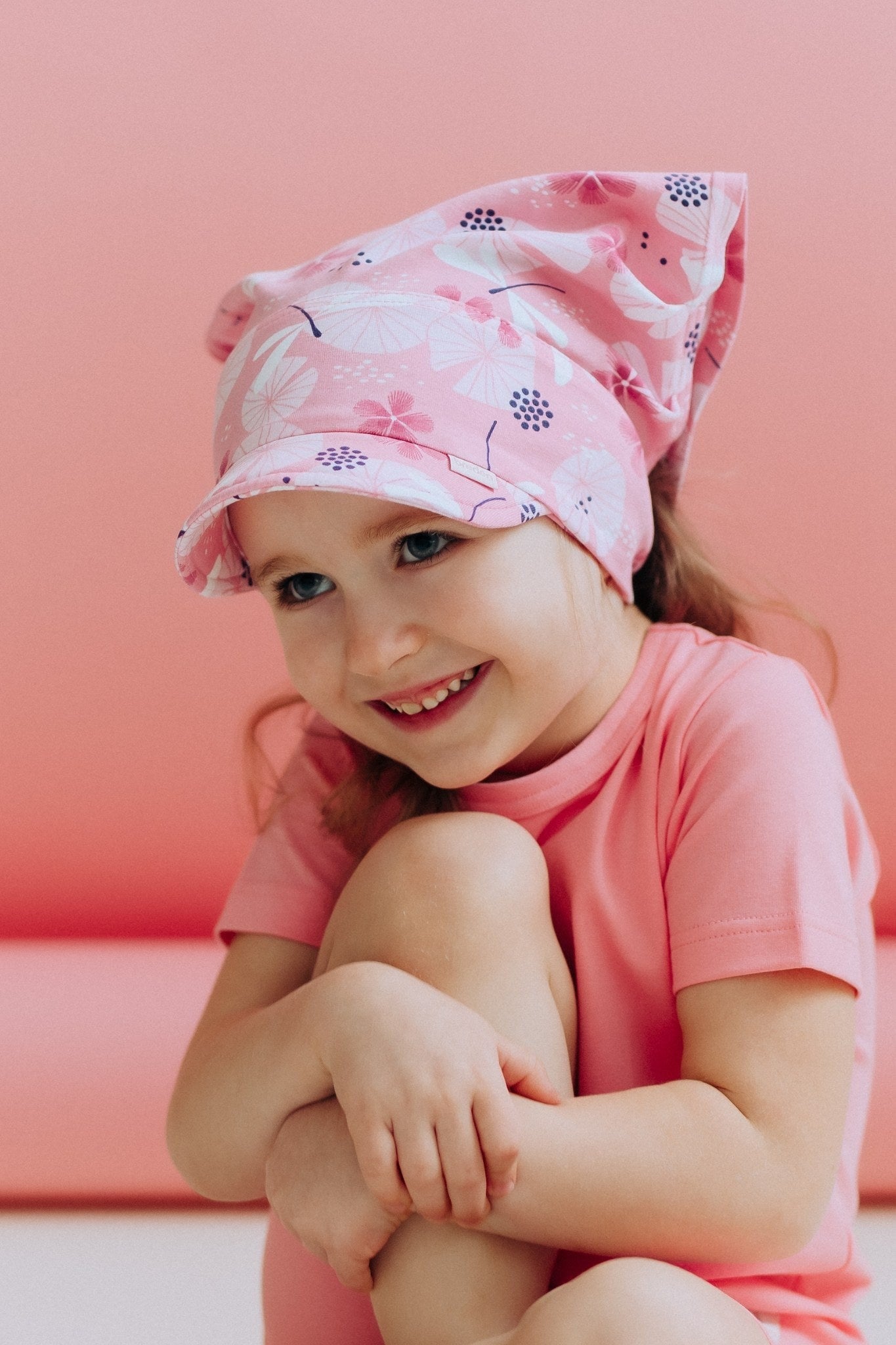 Kids Peaked Summer Hat PIA - Dragonfly