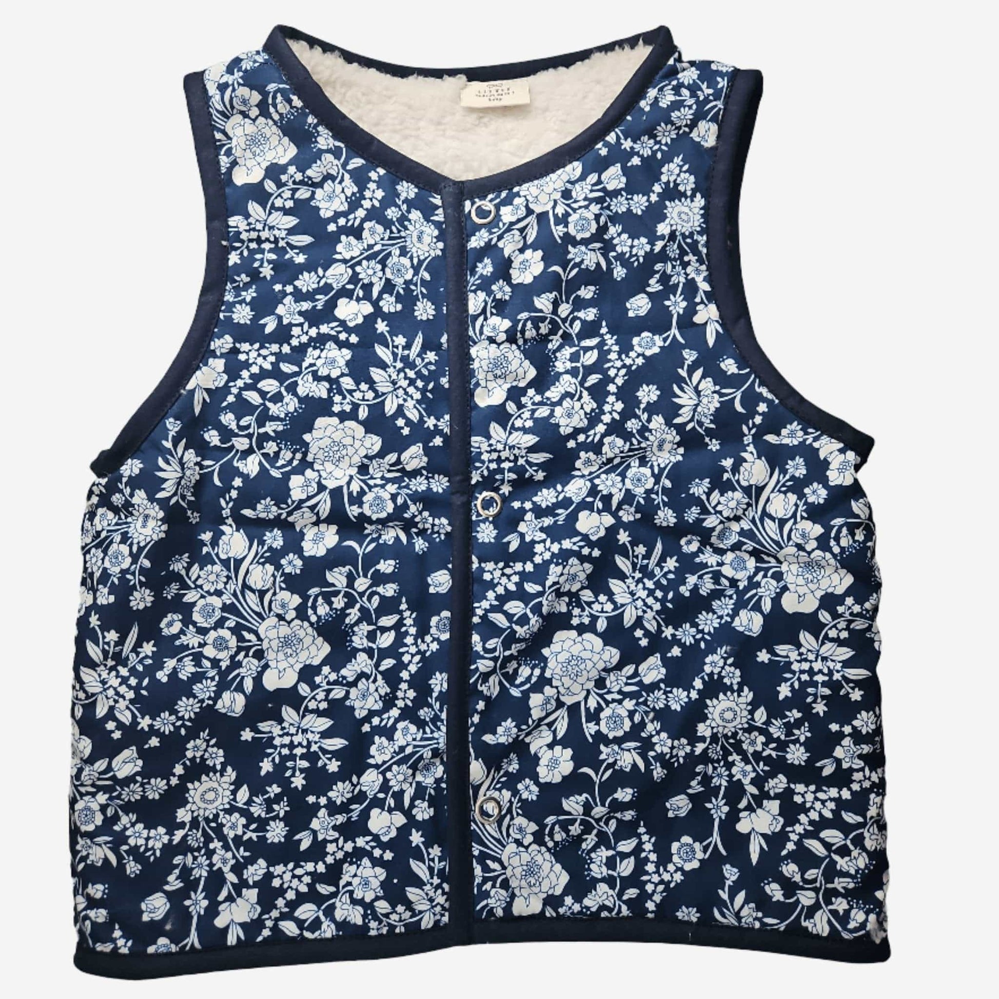 Kids Stylish Vest in Navy Scilla