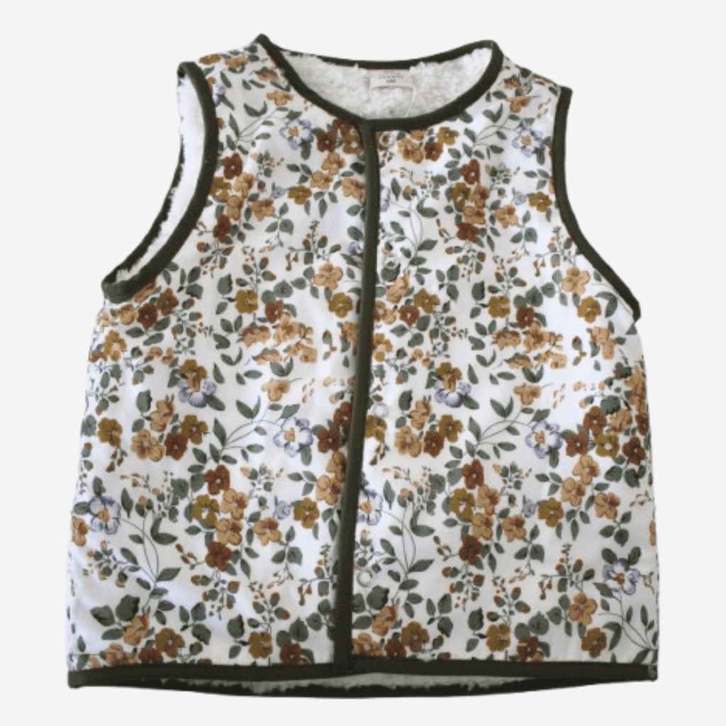 Kids Stylish Vest in Viola Cornuta