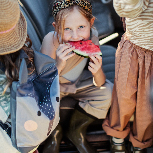 Kids' WOLF Backpack - Fun & Durable for Outdoor Adventures by Muni at www.brixbailey.com