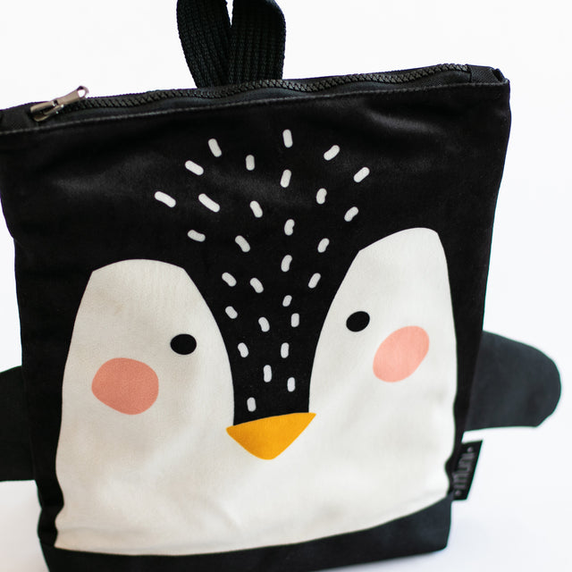 Charming Penguin Backpack for Kids – Fun & Practical by Muni at www.brixbailey.com