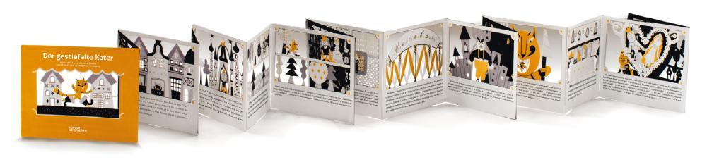 Puss in Boots Read Aloud Book with Shadow Play Illustrations