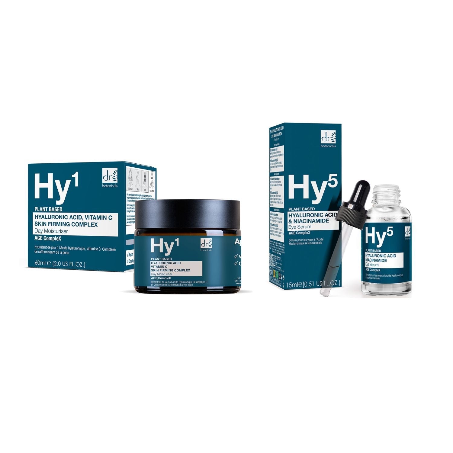 Hyaluronic Acid Day Moisturiser and Eye Serum Kit