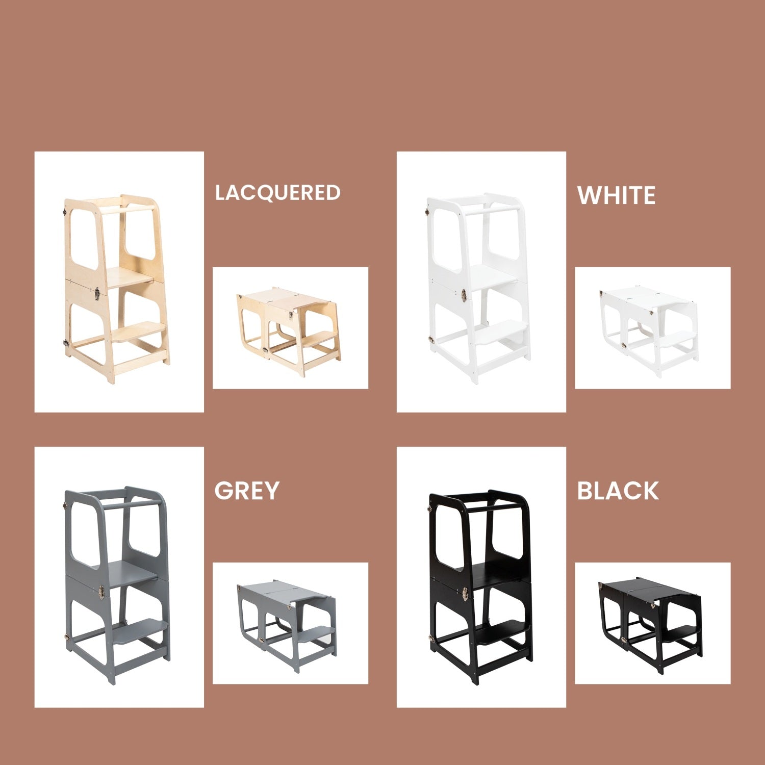 2-in-1 Convertible Kitchen Tower – Culinary & Artistic Fun for Kids by Montessori House Bed at www.brixbailey.com