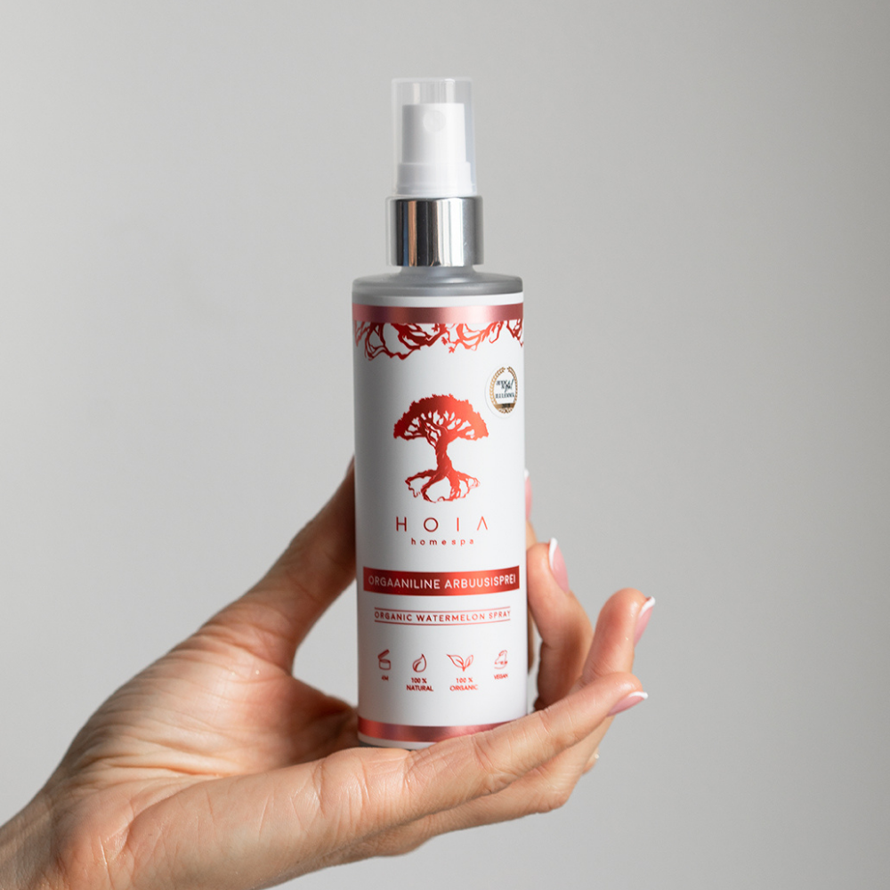 Revitalize Your Skin with Pure Watermelon Spray - Refreshing, Anti-Aging & Organic by HOIA at www.brixbailey.com