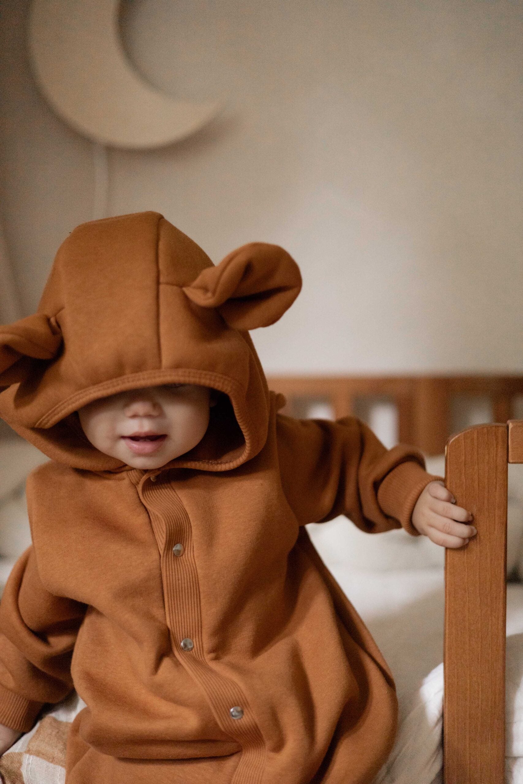 Cozy Kids' Jumpsuit with Hood – Soft, Stretchy & Warm by Zezuzulla at www.brixbailey.com