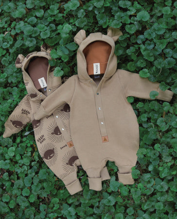 Cozy Bear Hoodie Jumpsuit for Kids – Cute & Comfortable by Zezuzulla at www.brixbailey.com
