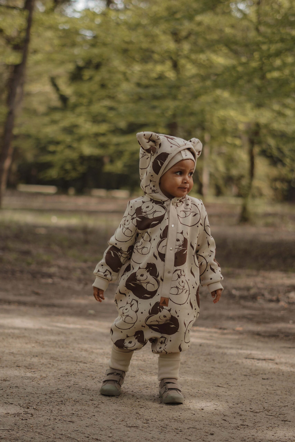 Cozy Bear Cotton Jumpsuit for Toddlers – Warm & Adorable by Zezuzulla at www.brixbailey.com