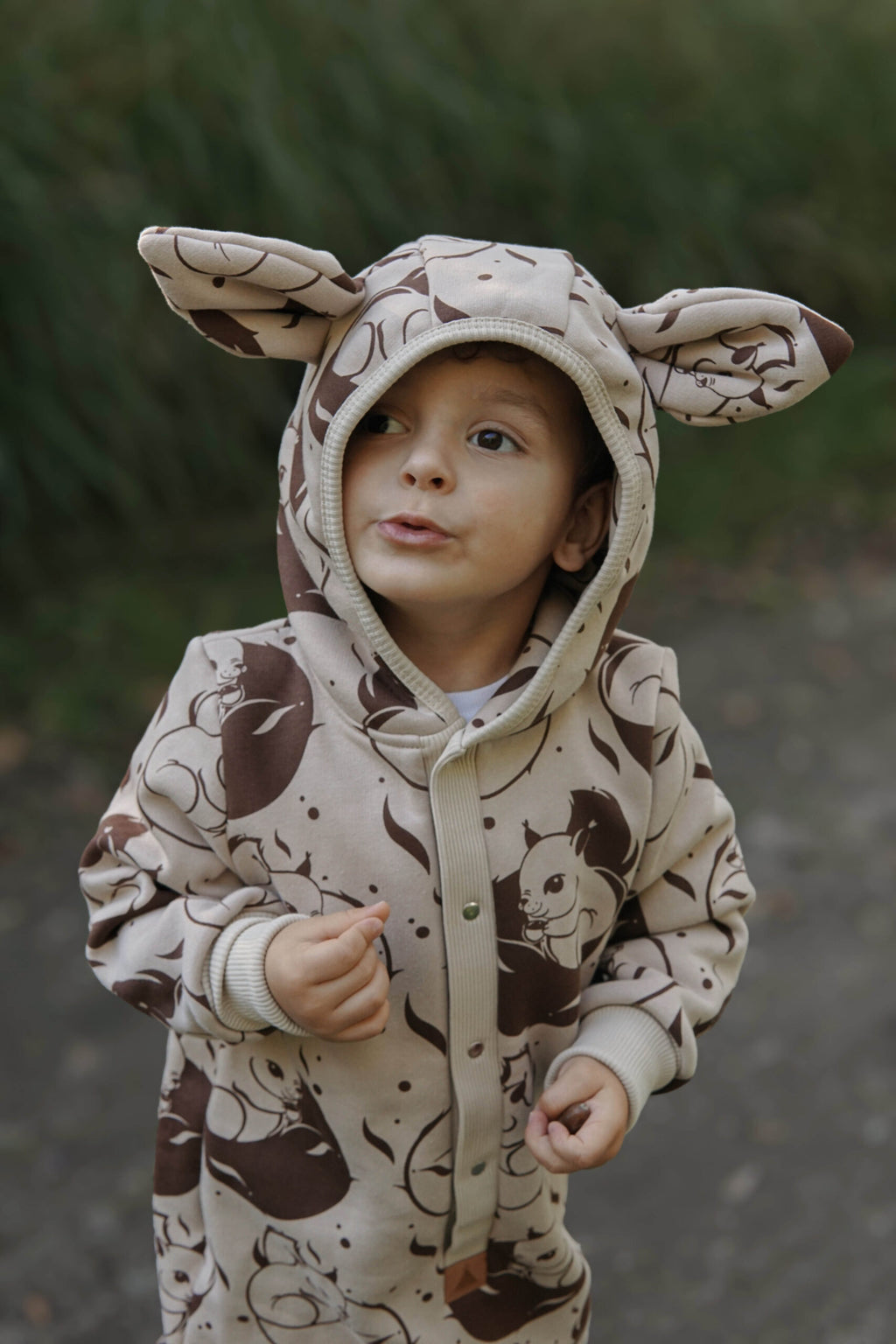 Cozy Bear Jumpsuit for Toddlers – Cute & Comfortable Cotton by Zezuzulla at www.brixbailey.com