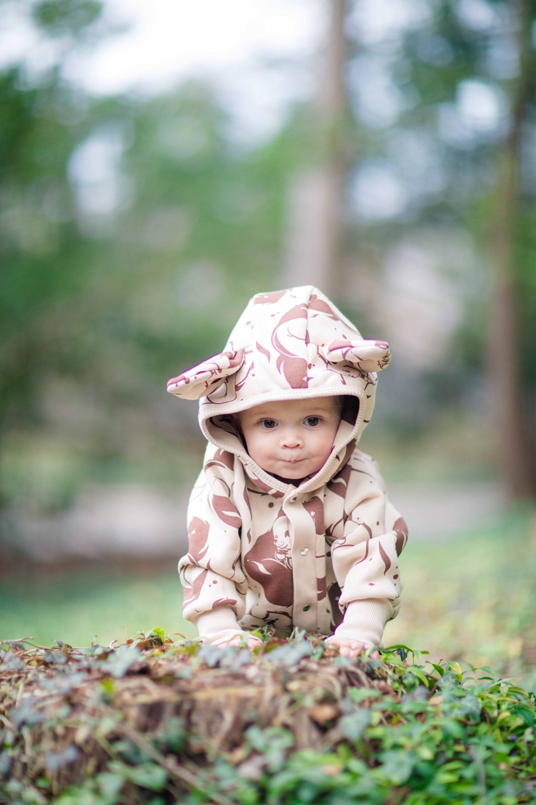 Cozy Bear Cotton Jumpsuit for Toddlers - Cute & Comfortable by Zezuzulla at www.brixbailey.com