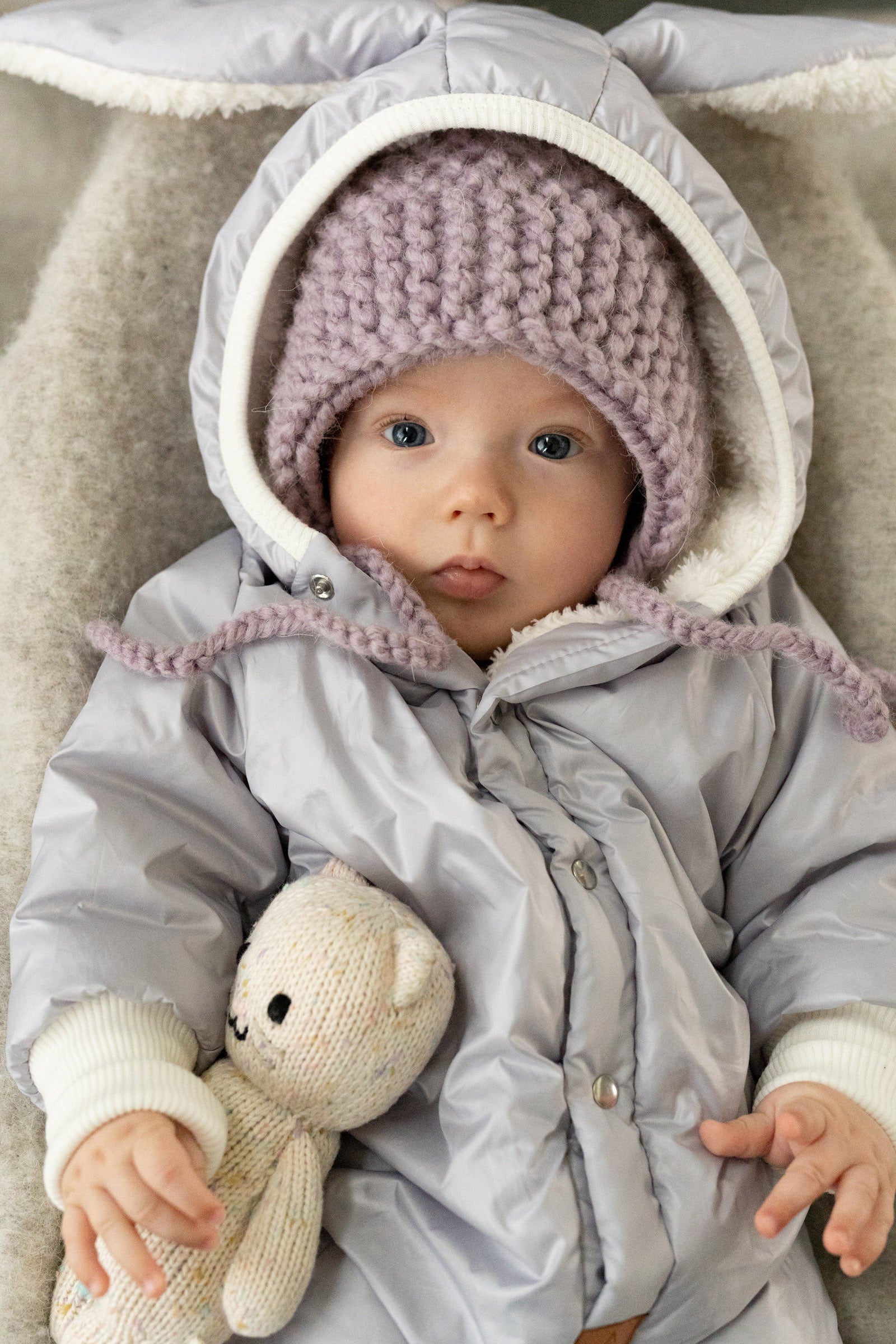 Cozy Warm Kids Jumpsuit – Waterproof & Bunny-Ear Hood by Zezuzulla at www.brixbailey.com