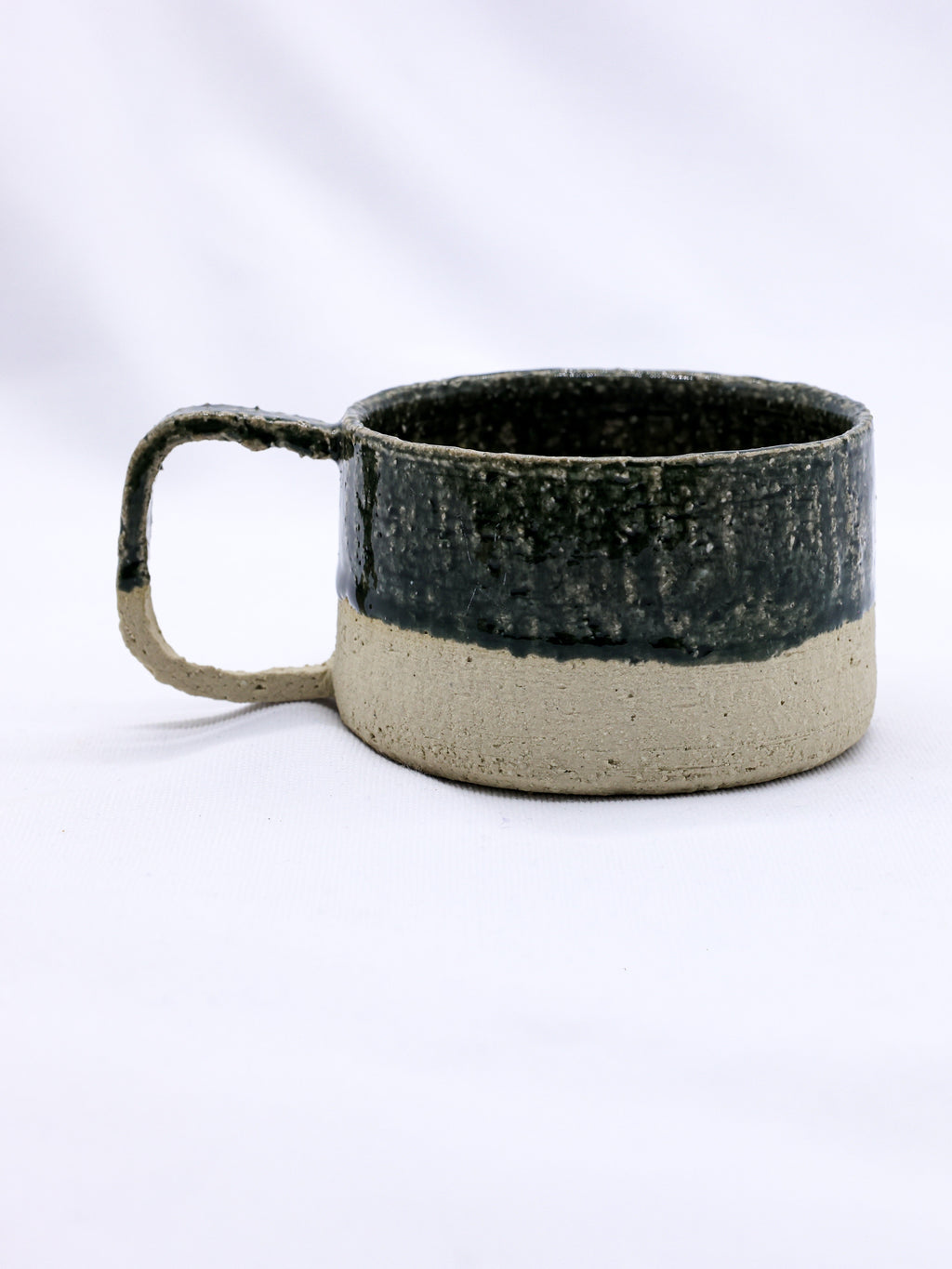 Grande Handmade Milled Stoneware Mug