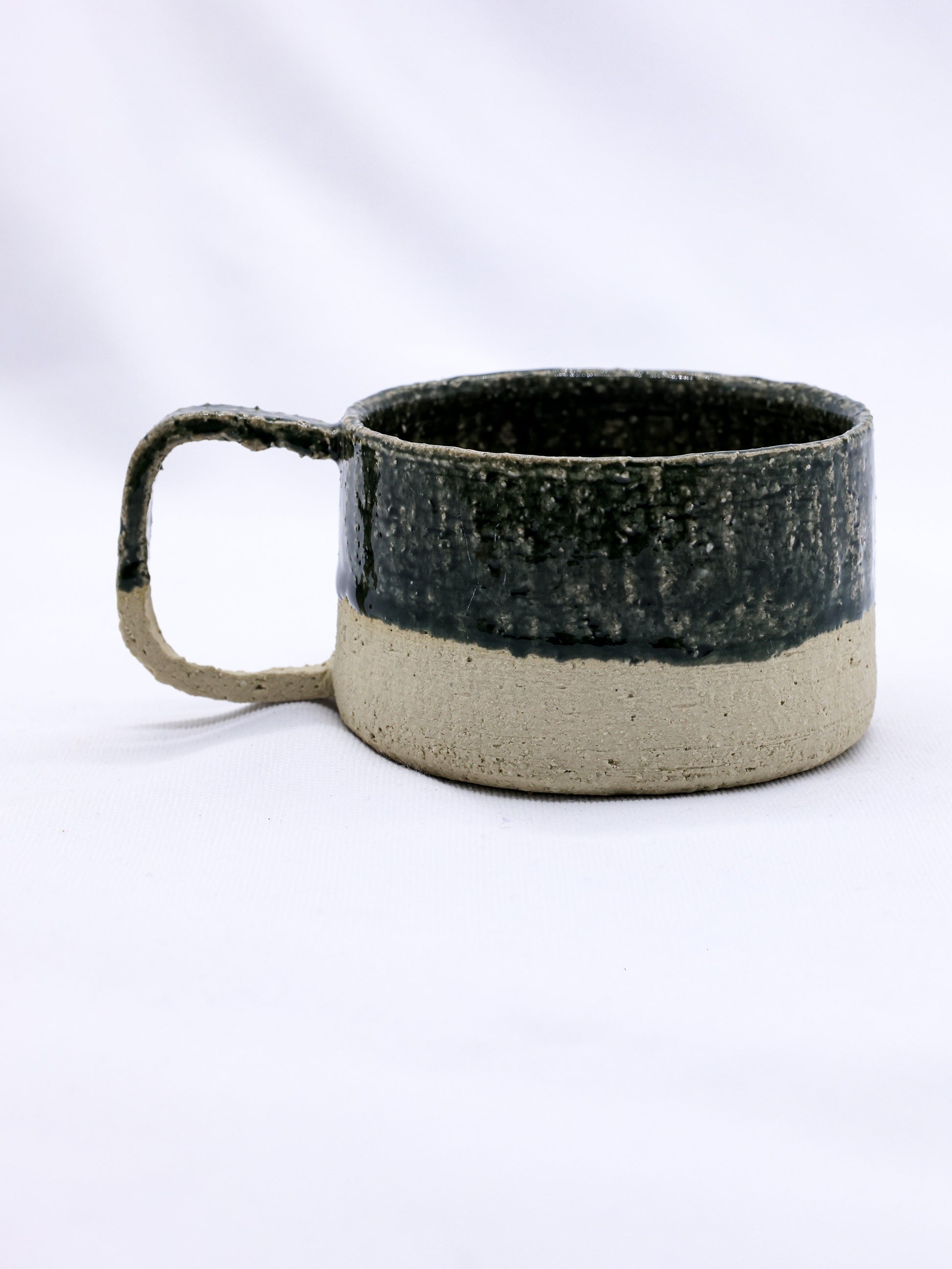 Grande Handmade Milled Stoneware Mug