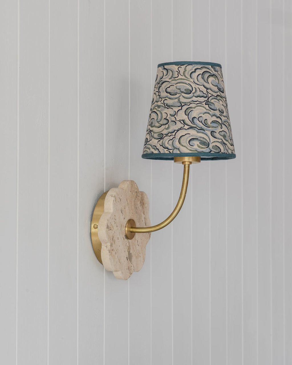 Clouds Lampshade in Linen