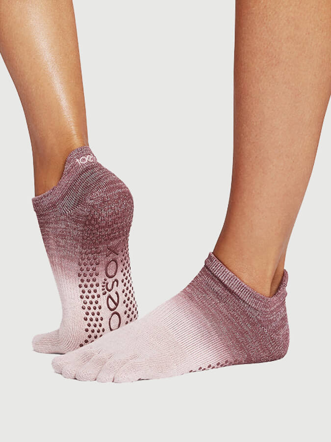 Low Rise Full Toe Yoga Grip Socks for Women