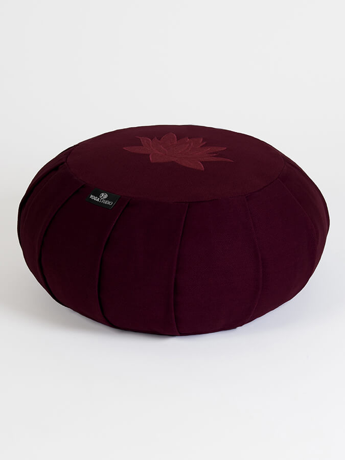 Organic Cotton Round Lotus Zafu Buckwheat Meditation Cushion