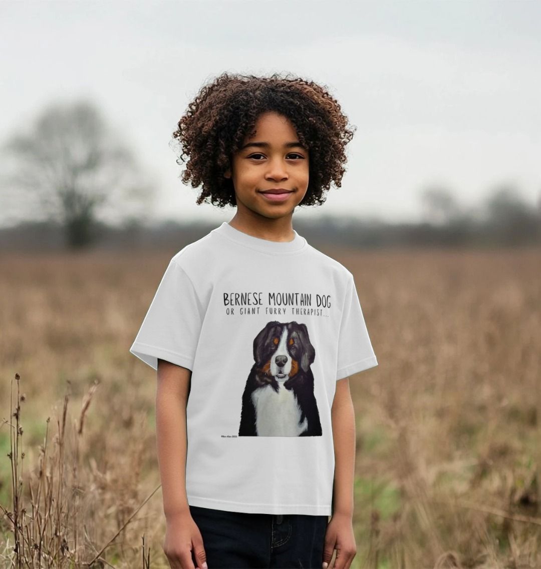Bernese Mountain Dog Child's T-Shirt in Organic Cotton