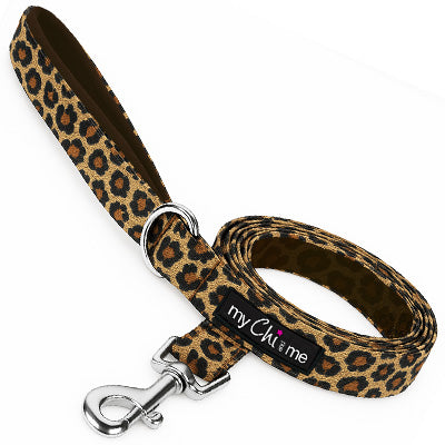 Luxury Leopard Lead for Small Dogs