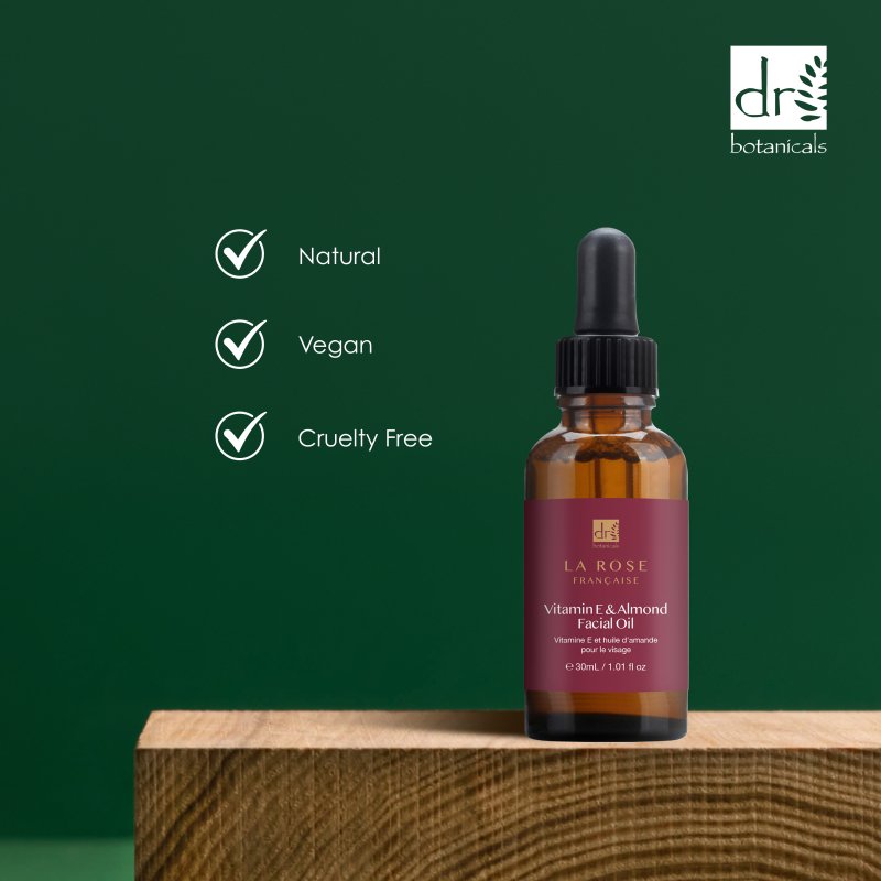 Facial Oil with Rose, Almond and Olive 30ml