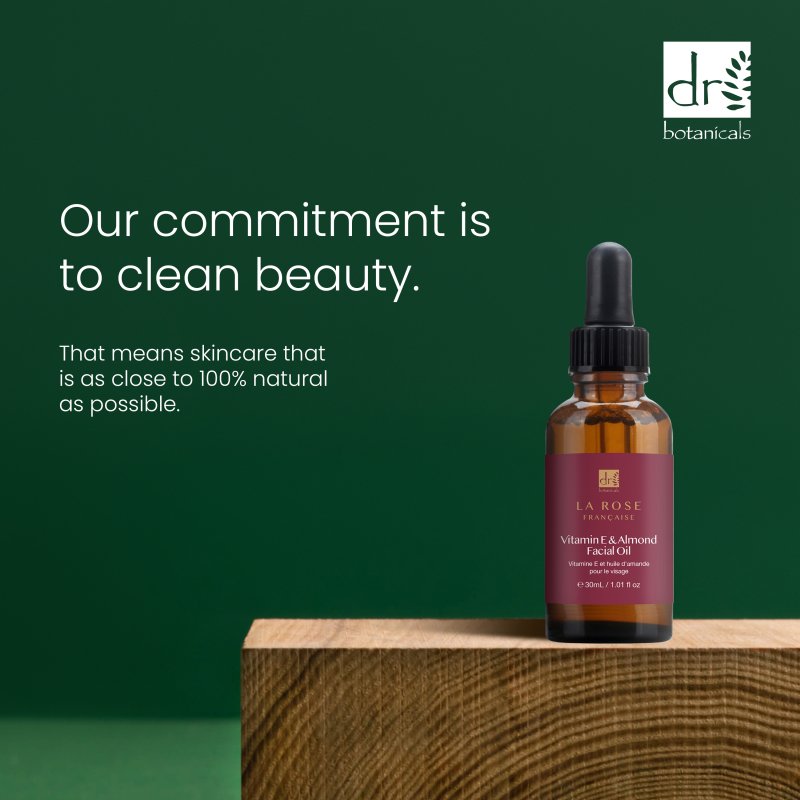 Facial Oil with Rose, Almond and Olive 30ml