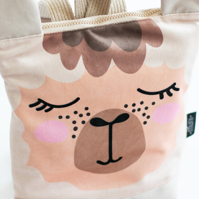 Llama Adventure Kids Backpack – Sturdy & Playful Design by Muni at www.brixbailey.com