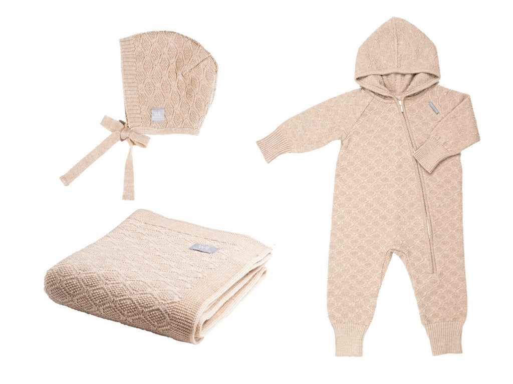 Delight in the Comfort of the Merino Wool Newborn Gift Set by Wool In Love at www.brixbailey.com