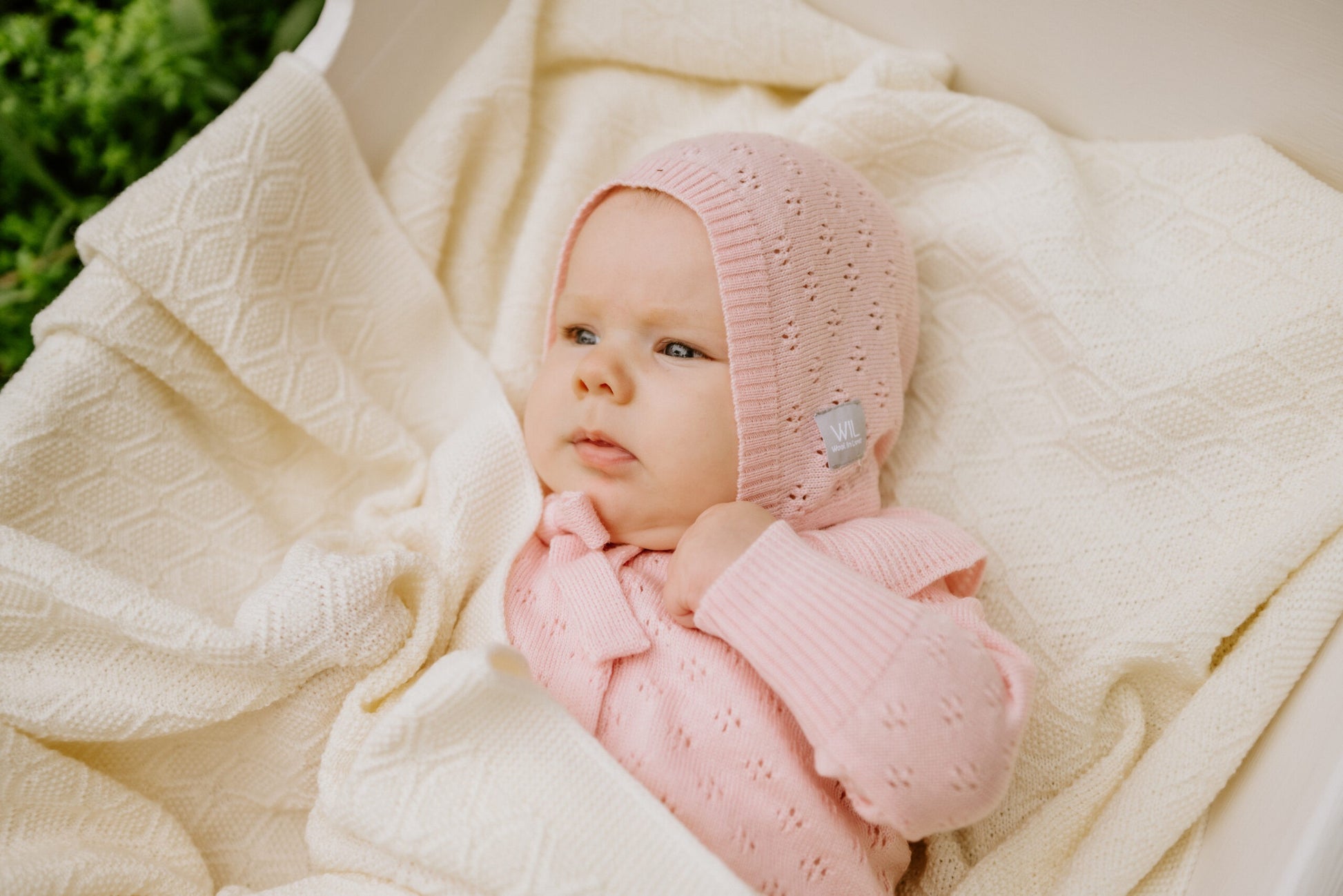 Delight in the Comfort of the Merino Wool Newborn Gift Set by Wool In Love at www.brixbailey.com