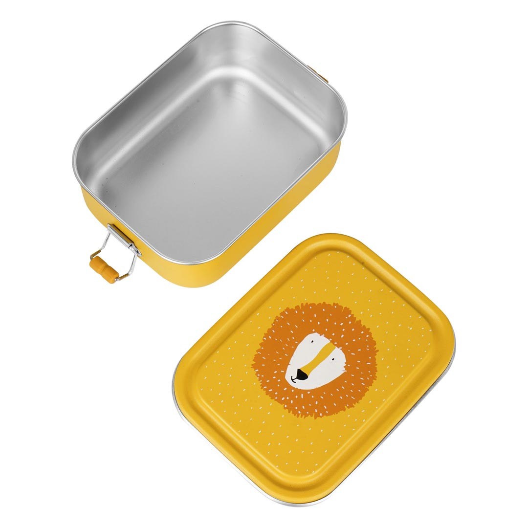 Durable Stainless Steel Lunch Box for Kids - Safe & Easy to Use with Fun Animal Designs by Trixie Baby at www.brixbailey.com