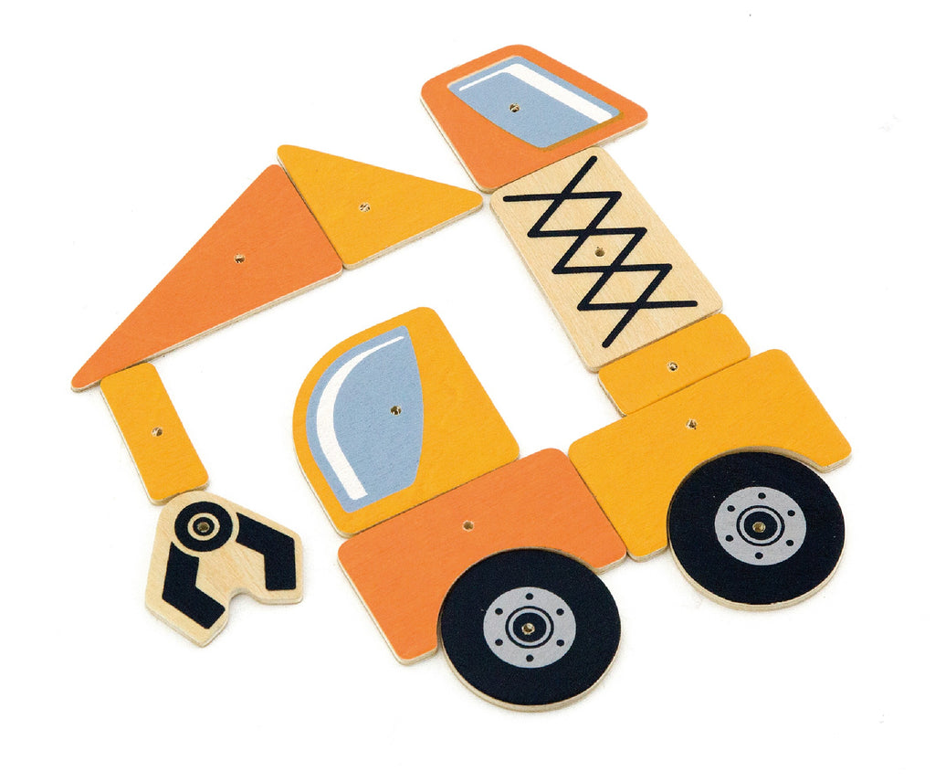 soft pastel construction toy set with wooden blocks and cork board for toddlers to build and hammer safely