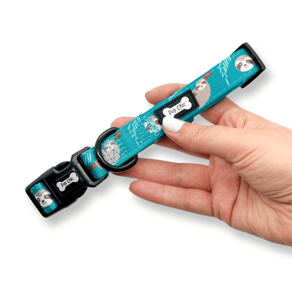Lazy Sloth Adjustable Dog Collar