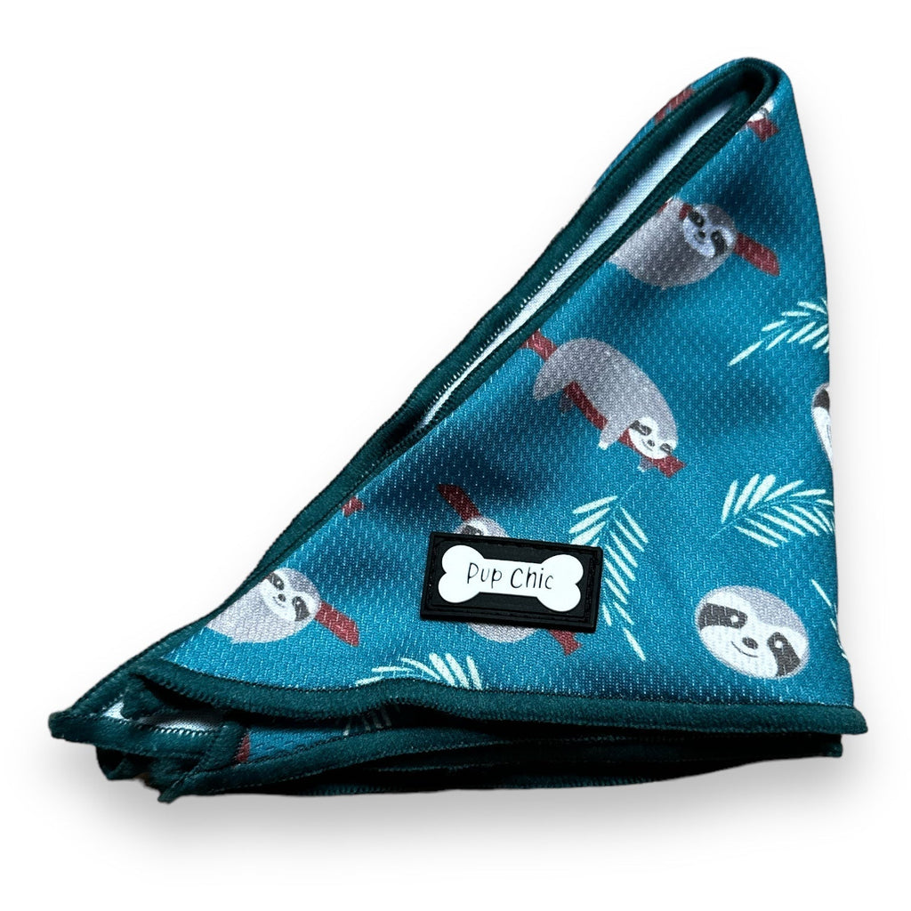 Lazy Sloth Cooling Bandana for Dogs