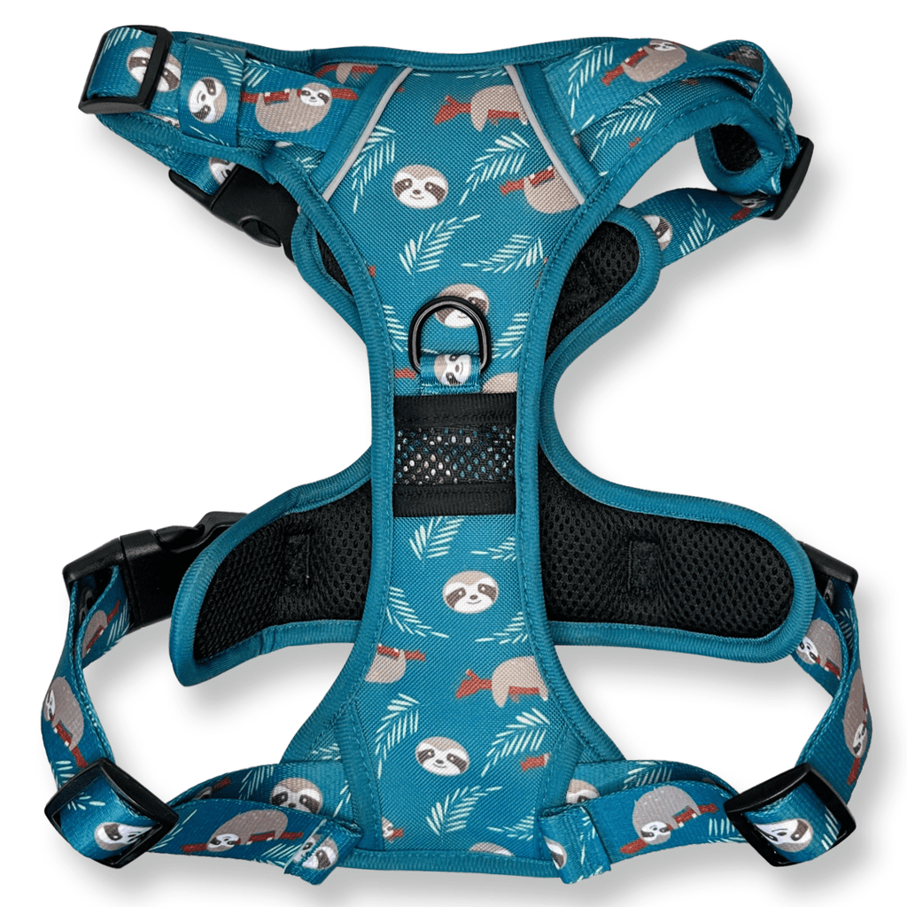 Lazy Sloth Tactical Dog Harness in Mint Green