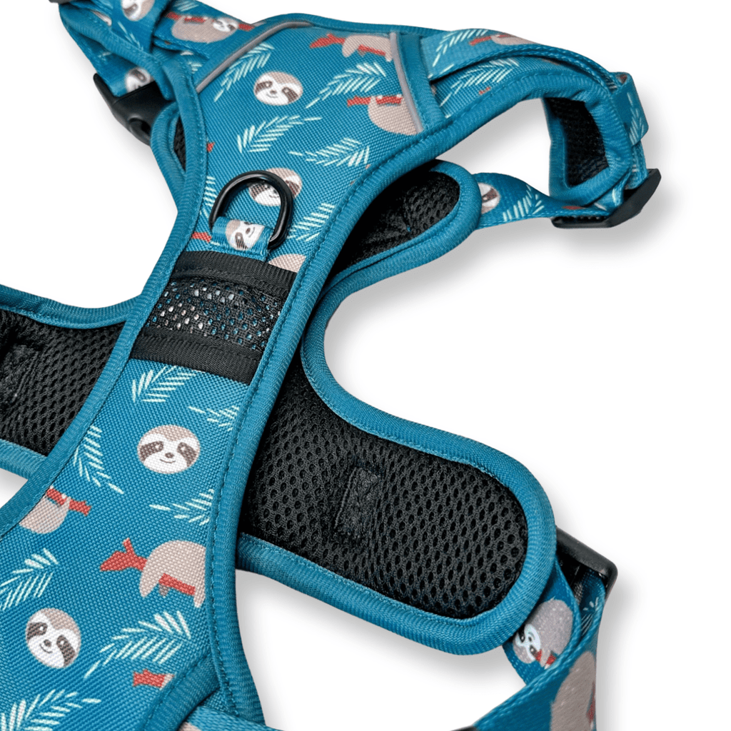 Lazy Sloth Tactical Dog Harness in Mint Green