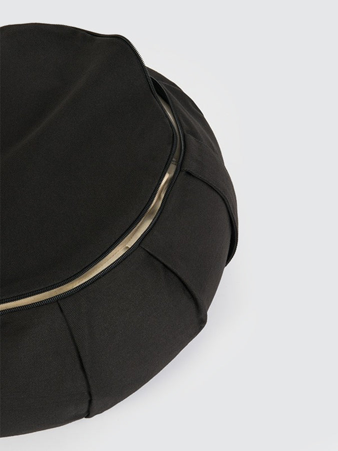 Organic Cotton Crescent Lotus Zafu Buckwheat Meditation Cushion