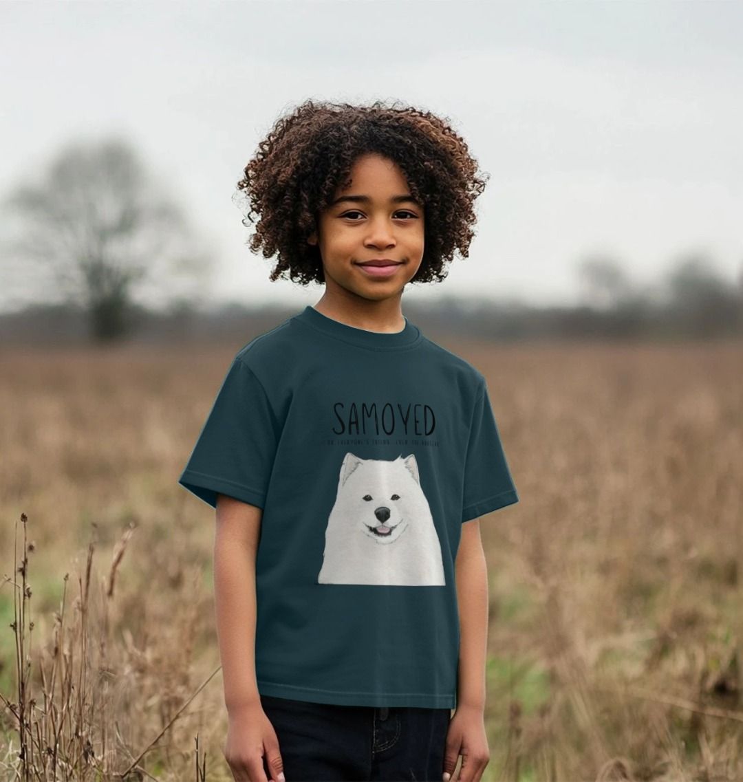 Samoyed Kids Tee - Soft Organic Cotton for Little Dog Lovers