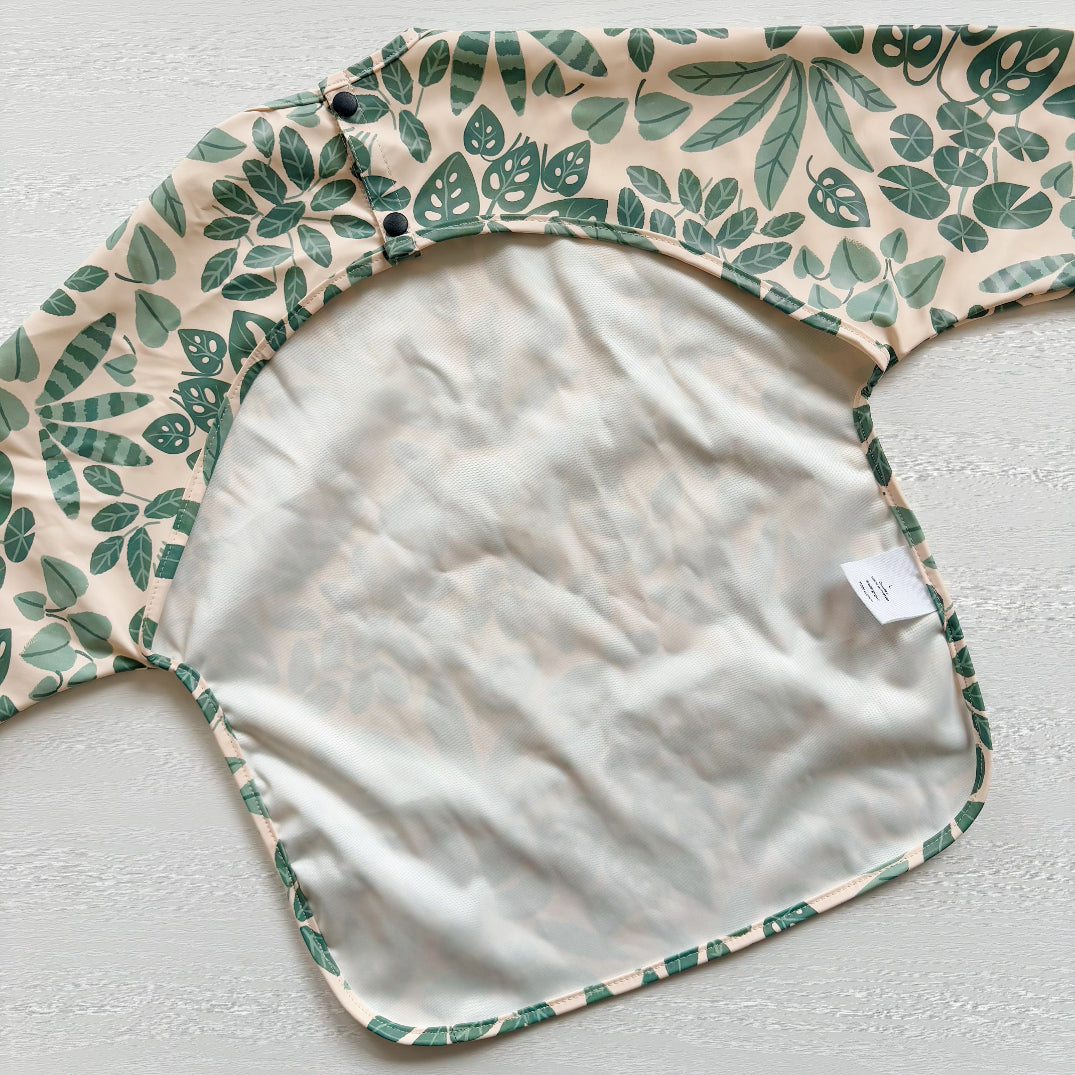 Long Sleeved Baby Bib - Houseplant Haven