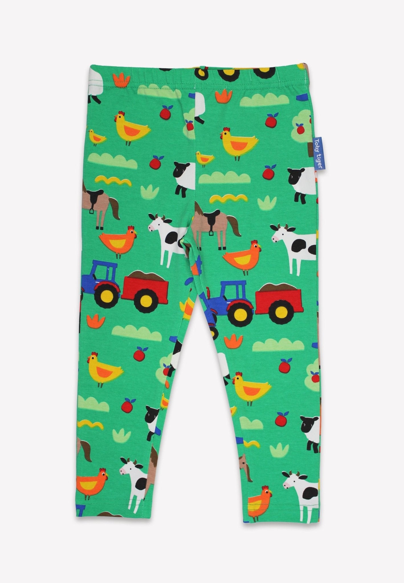 Organic Hillside Print Leggings for Kids