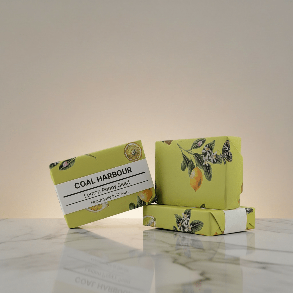 Lemon Poppy Seed Soap Bar 100g