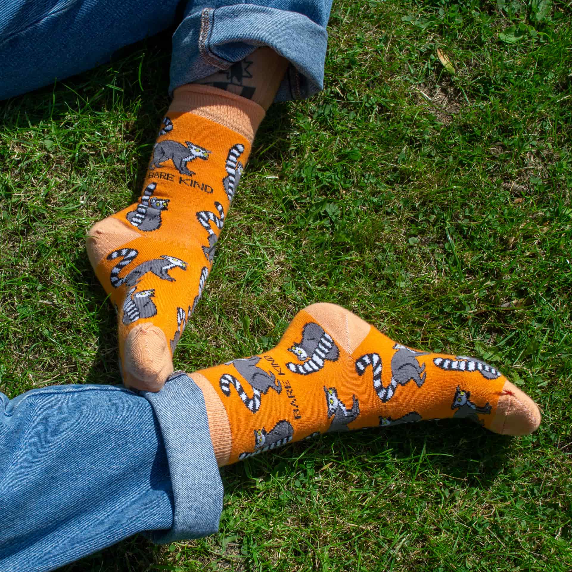 Orange Lover Bamboo Sock Set of 3