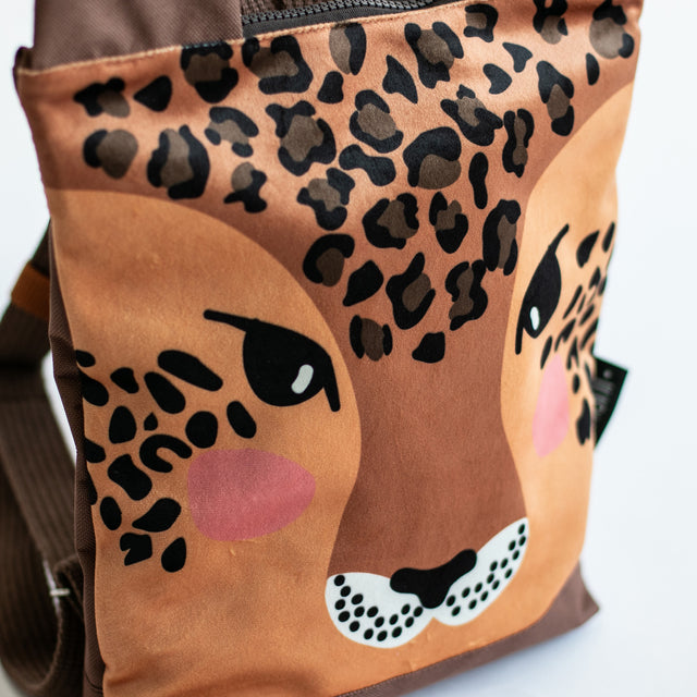 Cute Leopard Print Toddler Backpack – Perfect for Adventures by Muni at www.brixbailey.com
