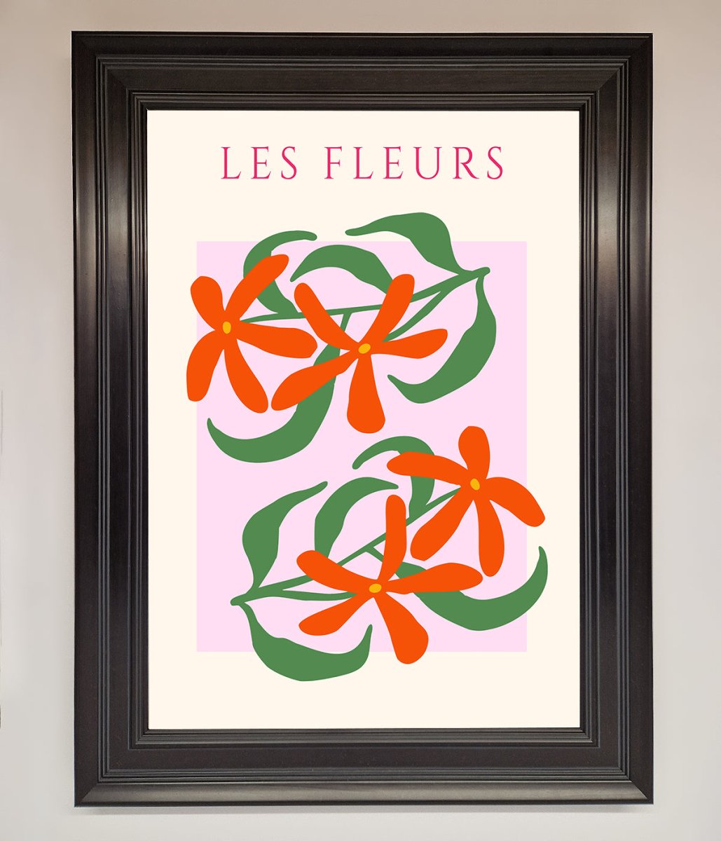 Framed Floral Print