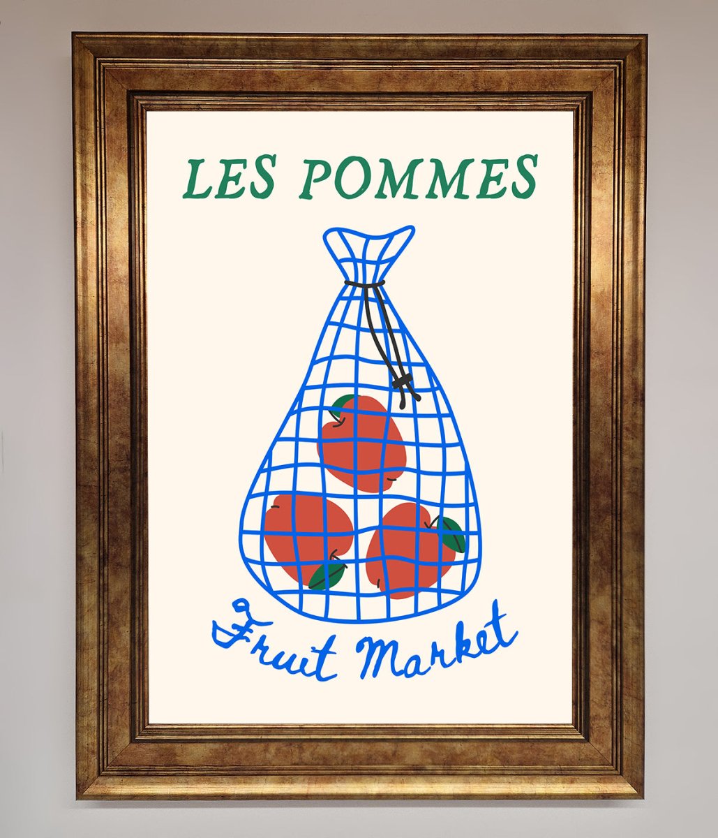 Les Pommes Framed Print