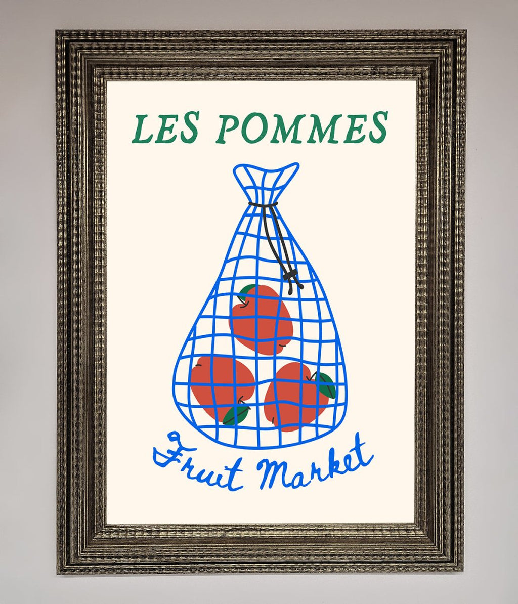 Les Pommes Framed Print