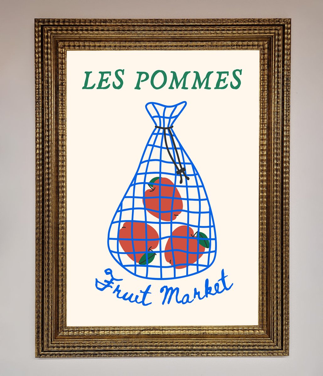 Les Pommes Framed Print