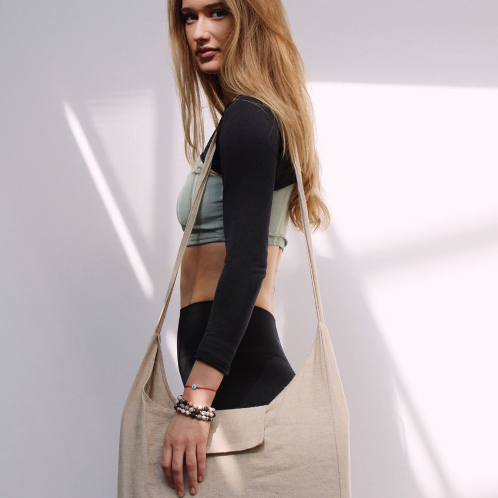 Premium Linen and Coconut Acupressure Mat and Pillow with Carry Bag