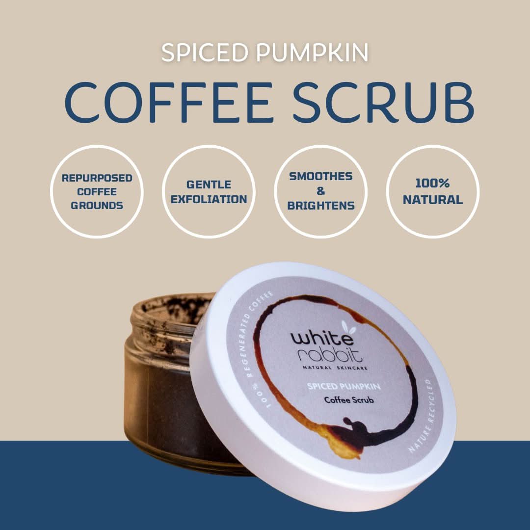 Spiced Pumpkin Face and Body Coffee Scrub