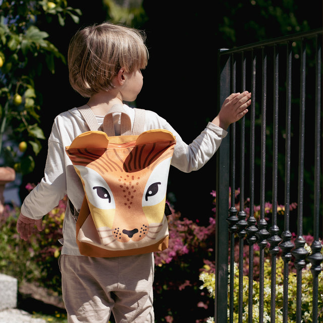 Stylish Lion Backpack for Toddlers – Fun & Functional by Muni at www.brixbailey.com